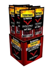 Jack Link's Premium Cuts Beef Steak Teriyaki Flavor 1 Ounce Pack of 12
