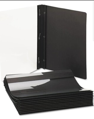 Universal UNV56116EE 1/2 in. Capacity Tang Clip Paper Report Cover - Letter Size