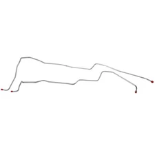 Classic Tube C4 Transmission Cooling Line Original Steel Pair Mustang V8 1965