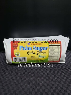 3 packs of Wira Gula Jawa (Palm Sugar)   17.6 oz each