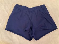 Lands End 4 navy blue shorts swimsuit bottom
