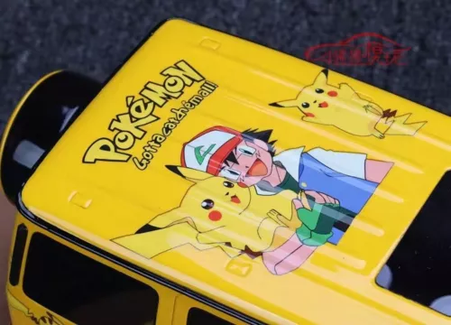 1/64 + 1/18 VIP Models Mercedes-Benz G63 AMG Pokemon Pikachu Livery - Picture 13 of 17