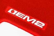 Vms 01-05 Honda Civic Em2 Coupe 2dr Ex Lx Red Floor Mats Interior Carpets Set Vms 01-05 Honda Civic Em2 Coupe 2dr Ex Lx Red Floor Mats Interior Carpets Set