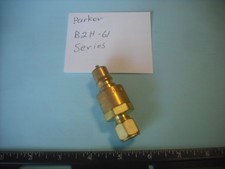 "Custom" Parker Brass Quick Coupler 3/8" Nipple 3/8" Compression Tube Connection