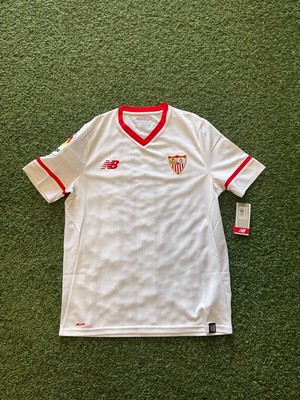New Balance Sevilla Men's Home Jersey 2017 - White/Red