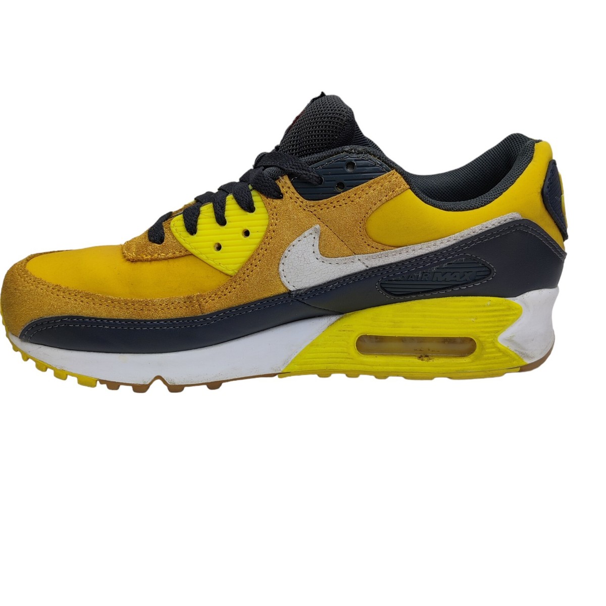 Nike Air Max 90 ホワイト/ブラック/イエロー ナイキ エアマックス 90 ブラック イエロー ホワイト 黄色 黒 白