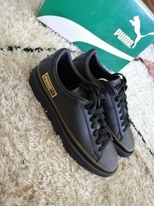 puma basket trim metallic