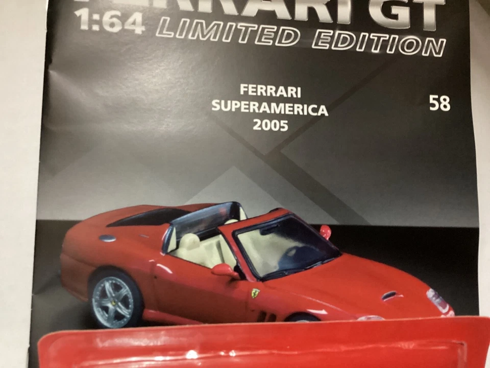 FERRARI SUPERAMERICA 2005 1/64 die-cast + BOOKLET Limited edition - Immagine 4 di 4