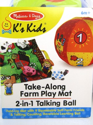 melissa and doug farm mat