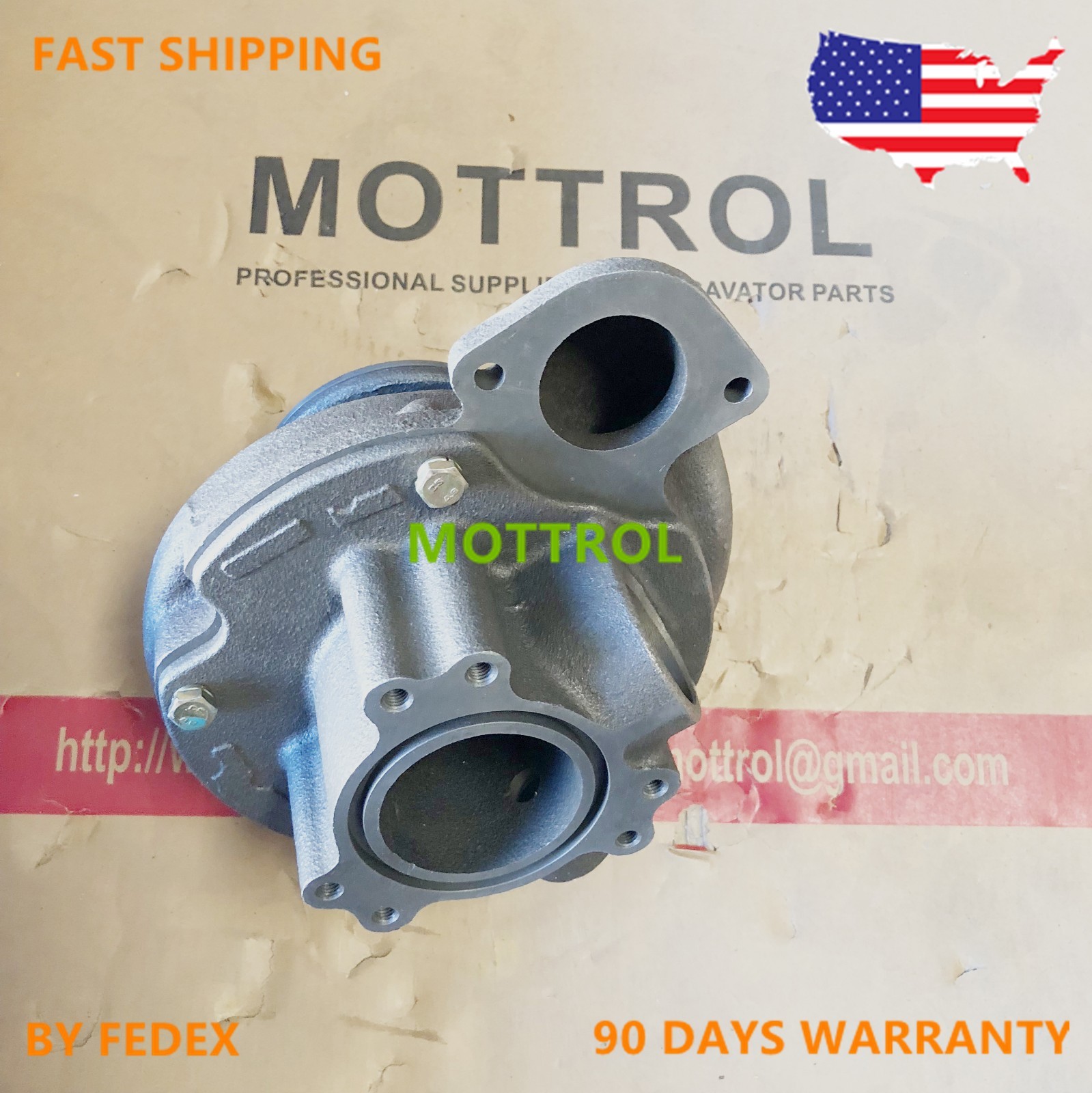 Water Pump 3520206 10R2129 for Caterpillar Cat E345D E349D 345C Engine