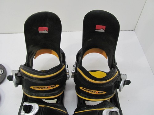 VINTAGE NIDECKER CARBON 860 SNOWBOARD BINDINGS M/L - Picture 3 of 13