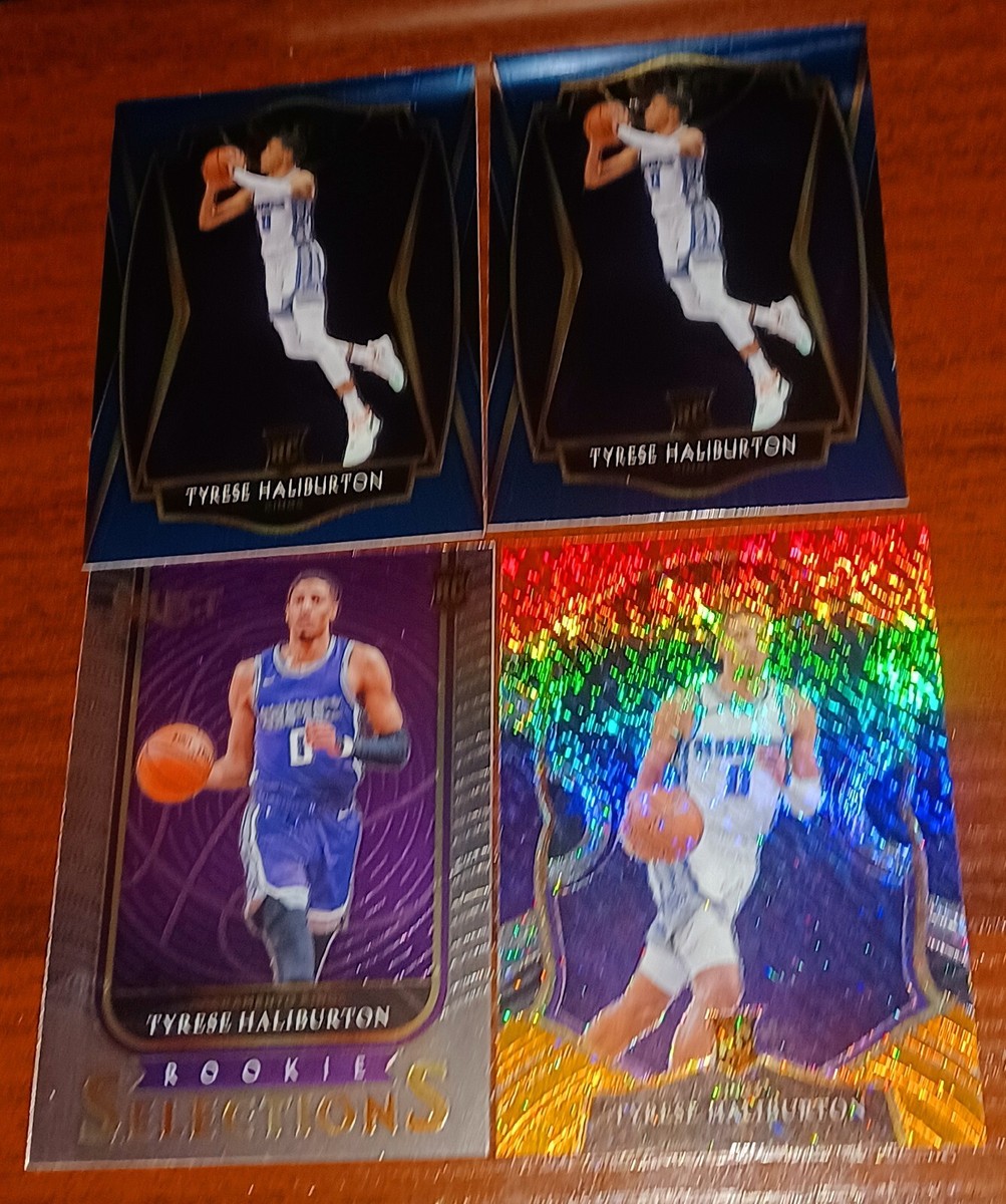 シングルカード 20-21 Crown e Tyrese Haliburton 2020-21 Select Tyrese Haliburton Kings RC Lot Orange/Red