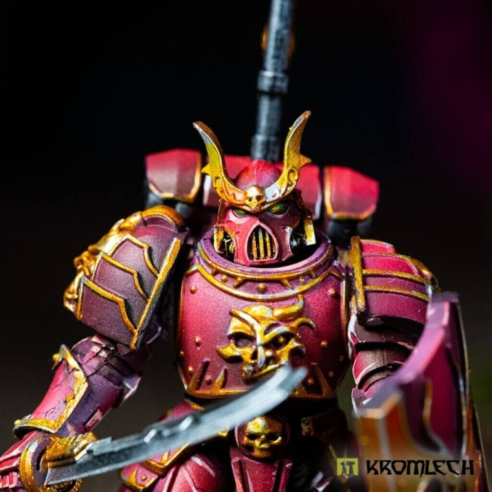 Kromlech Cyber Samurai Veteran Heads (10) New | eBay
