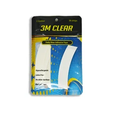 3M 1522 Double Sided Clear Daily Wear 3/4" X 3" C Contour Wig Toupee 108 PCS