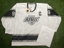 Autographed Wayne Gretzky Los Angeles Kings CCM Hockey Jersey Sz Large NWT
