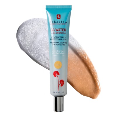 Erborian CC Water with Hyaluronic Acid Doré - Ultra-Light Aqua Gel Color Cor...
