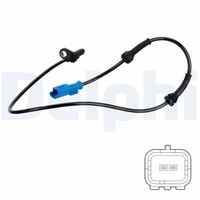 Delphi SS20744 ABS Sensor FüR Citroen C3 Aircross Picasso C4 Cactus C-ELYSEE
