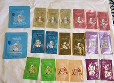 Lot of 20 Que Bella Face Masks: Gel-Cream Scrub-Mud-Sheets-Peel off