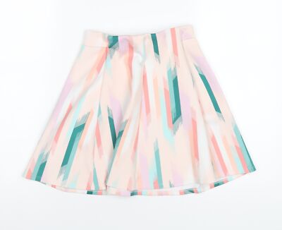 Decree Damen A-Linien Rock Mehrfarbig Polyester Größe S
