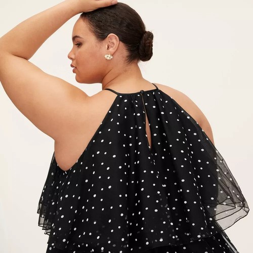 Size XS - Women's Mini Polka Dot Tiered Mini Dress kate spade x Target - Picture 4 of 9