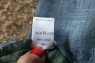 / Doriani Milano Women’s Dark Green & Gray Floral Scarf Shawl Made in Italy — photo 4