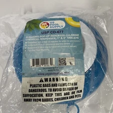 U.S. Pool Supply Floating Pool Chemical Dispenser Pop Up Indicator 1” 3" Tablets