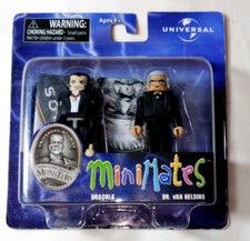 Universal Studios Monsters MiniMates Dracula & Dr. Van Helsing, New, See Desc.