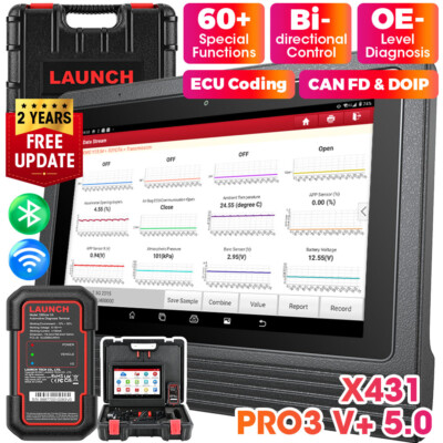 2026 LAUNCH X431 PRO3S+ V+ PRO 5 OBD2 Diagnosegerät ALLE SYSTEM ECU Codierung DE