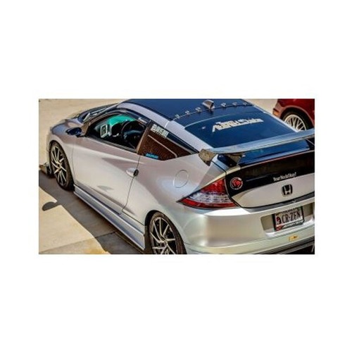 HONDA CRZ CR-Z VORTEX GENERATOR SPOILER REAR ROOF FINS BLACK ABS PLASTIC Z3589 - Afbeelding 2 van 2