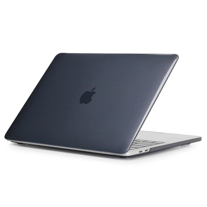 Matte black laptop case top
