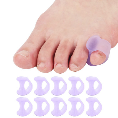 10 piezas corrector dedo meique separador gel juanete enderezador alivio pie