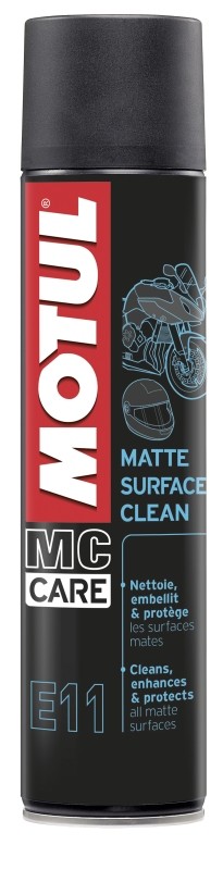 Nettoyant mat E11 moto 400ml pour l'entretien rapide après vos sorties