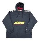 Karl Kani Anorak Jacket Mens Black Vintage 90s Retro Pullover Large