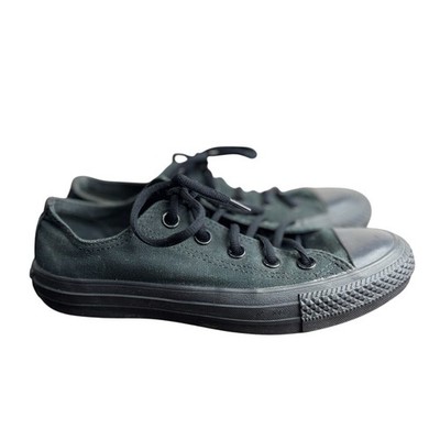 Black Converse Low Top All-Star Chuck Taylor Skater Shoes Sneakers