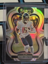 2025 Panini Select #374 Rome Odunze, Bears  Suite Level silver Prizm