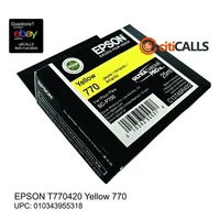Epson T770420 770 UltraChrome PRO Original Inkjet Cartridge Yellow Pack