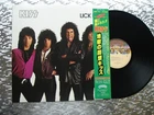 KISS ~ Lick It Up ~ Vintage Japanese LP w/OBI Sheet  Casablanca Polystar 28S-181