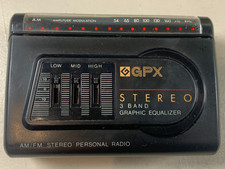 READ Tested Works Vintage GPX Gran Prix A2833 Stereo FM/AM Radio with Equalizer