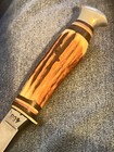 Vintage Edge Brand Soligen Germany 468 Stag fixed Blade Sheath Knife — photo 7