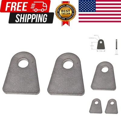250'' 1/4'' Universal Shock Mount 1.5 Flat Bottom Tabs 1/2'' bolt hole Pair for ...