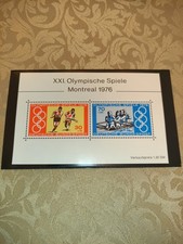 BM. Briefmarken BRD 1976 Olympische Spiele Montreal Mi. Nr. 888 + 889** Block 12