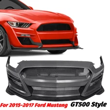 New For 2015-2017 Ford Mustang GT500 Style Front Bumper Kit