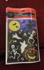 Vintage 1980s Halloween Ghost Glow In Dark Stickers