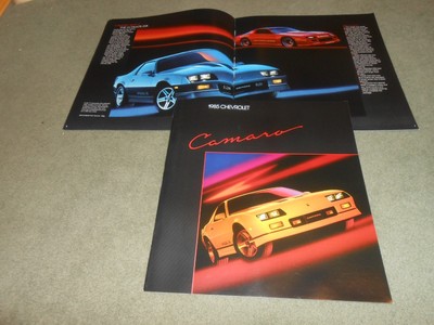 1985 CAMARO BROCHURE HUGE 20 p. '85 CHEVY Z28 BERLINETTA IROC