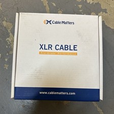 Cable Matters XLR Male to Female Microphone Cable 10 ft 2-Pack 500011-10x2