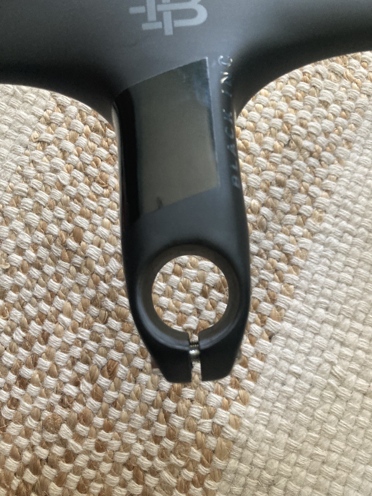 Black Inc integrated handlebar 100 mm x 38 cm road gravel bike carbon barstem