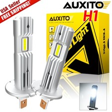 2x AUXITO H1 LED Headlight Bulbs Conversion Kit High Low Beam 6500K Super White