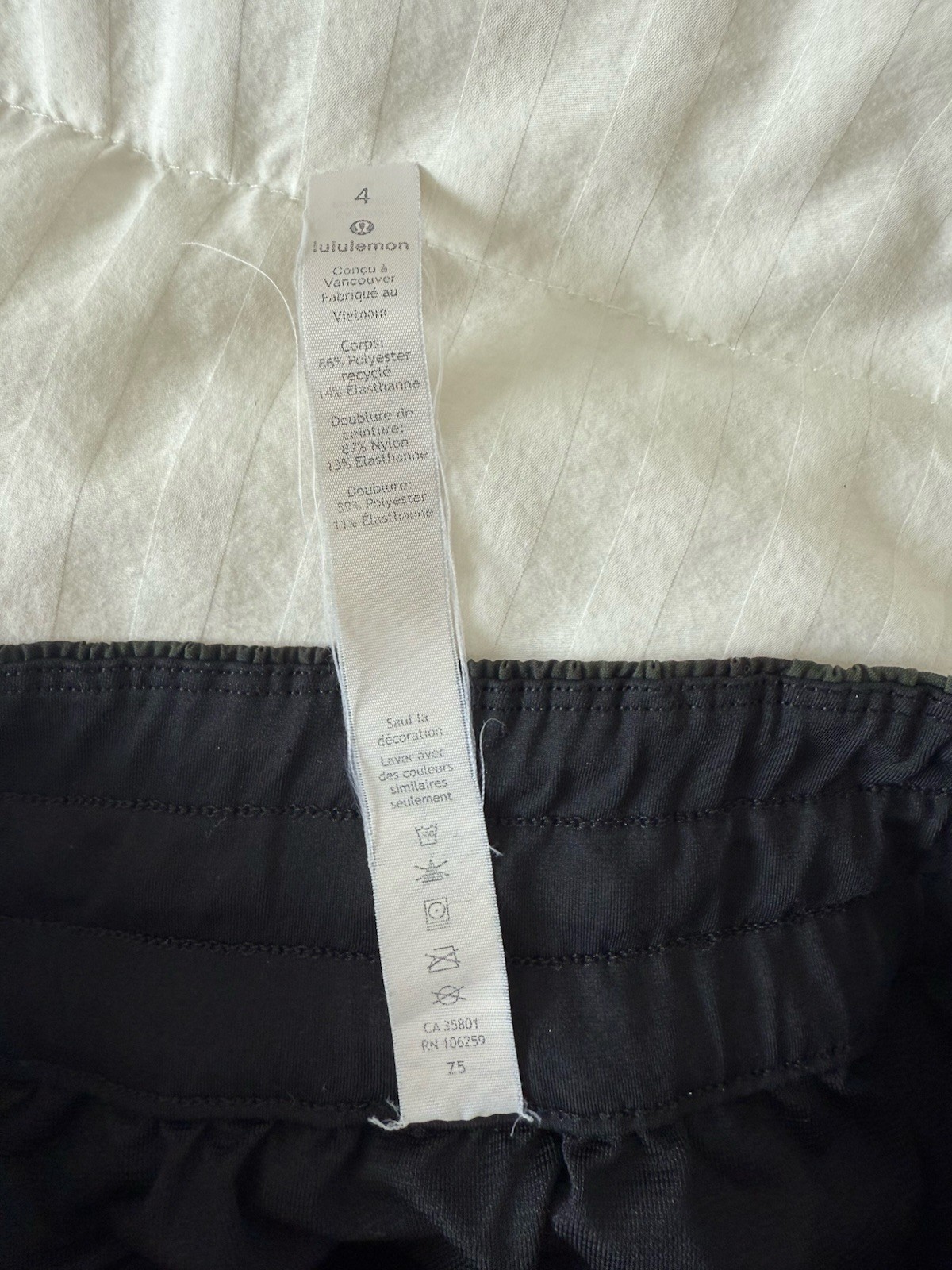 LULULEMON POLYESTER ELASTANE ELASTIC WAIST ZIP PO… - image 7