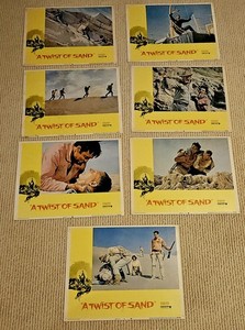 A Twist of Sand 1968 Seven Original 11x14 Lobby Cards