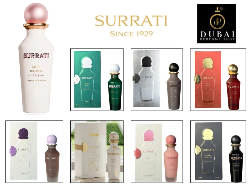 SURRATI Perfume Collection Spray EDP 150ml Unisex Saudi Fragrance Oud Musk Scent
